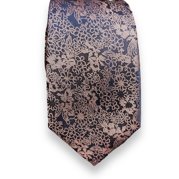 MICHAEL KORS Iridescent Silk Jacquard Floral Tie - Picture 5 of 5